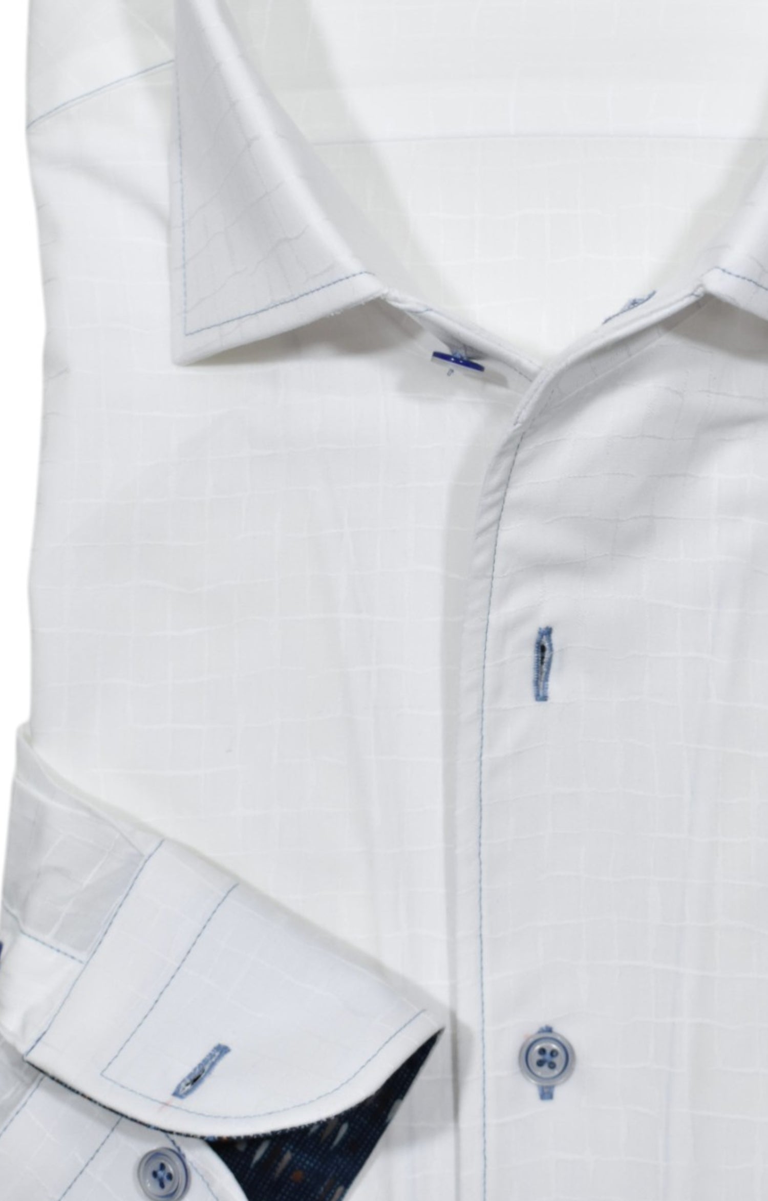 Elevate your wardrobe with the Marcello Barney White Sport Shirt.