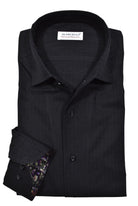 Elevate your wardrobe with the Marcello Barney Black Sport Shirt.