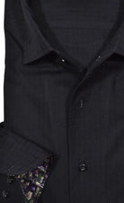 Elevate your wardrobe with the Marcello Barney Black Sport Shirt.