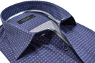 Monaco slate micro print sport shirt by Marcello