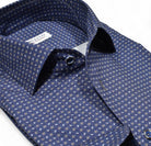 Experience luxury and style with our Marcello Monaco Micro Print shirt.