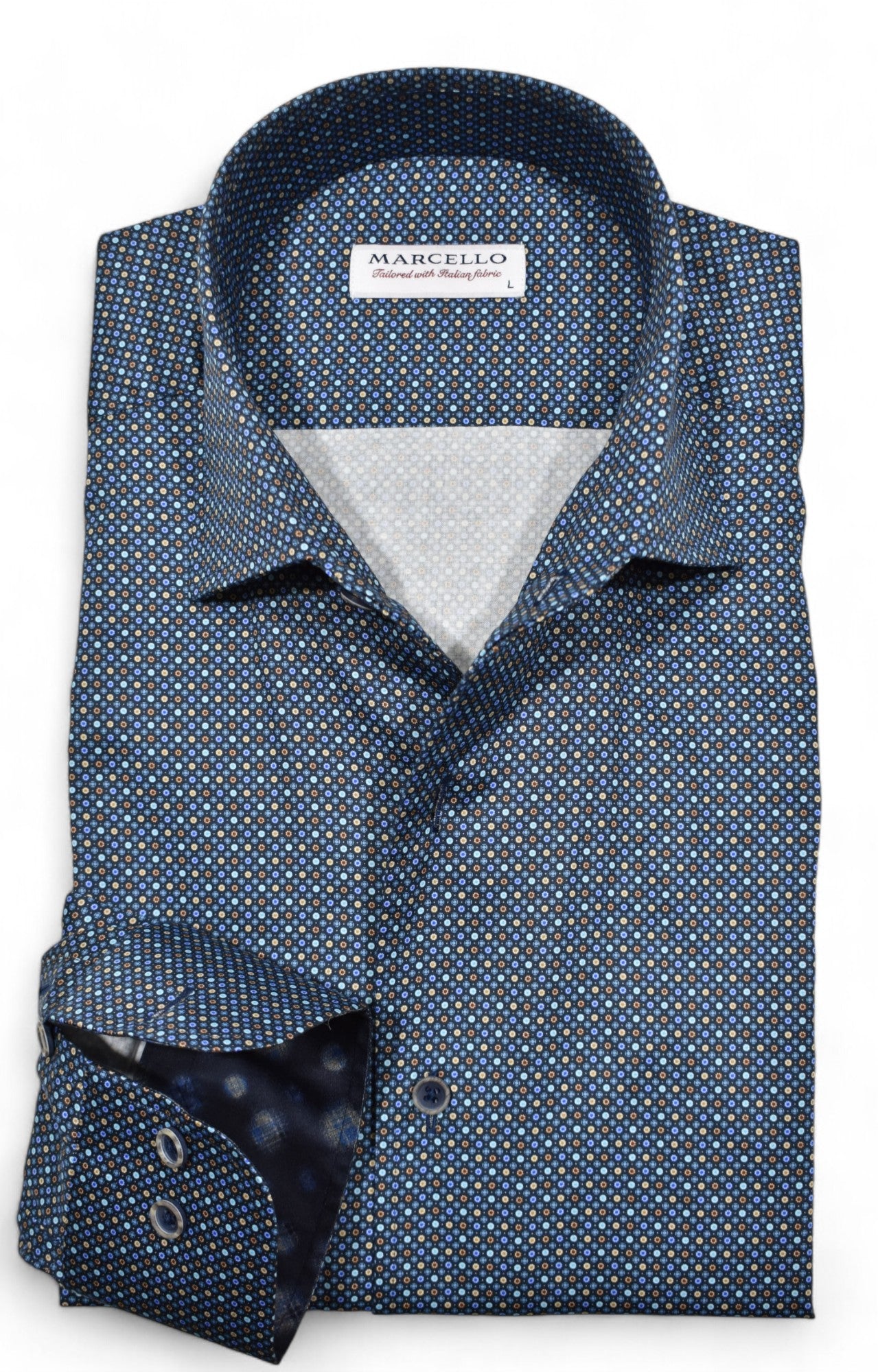 The Marcello Ringley Indigo Roll Collar is a versatile and stylish shirt that elevates any outfit.