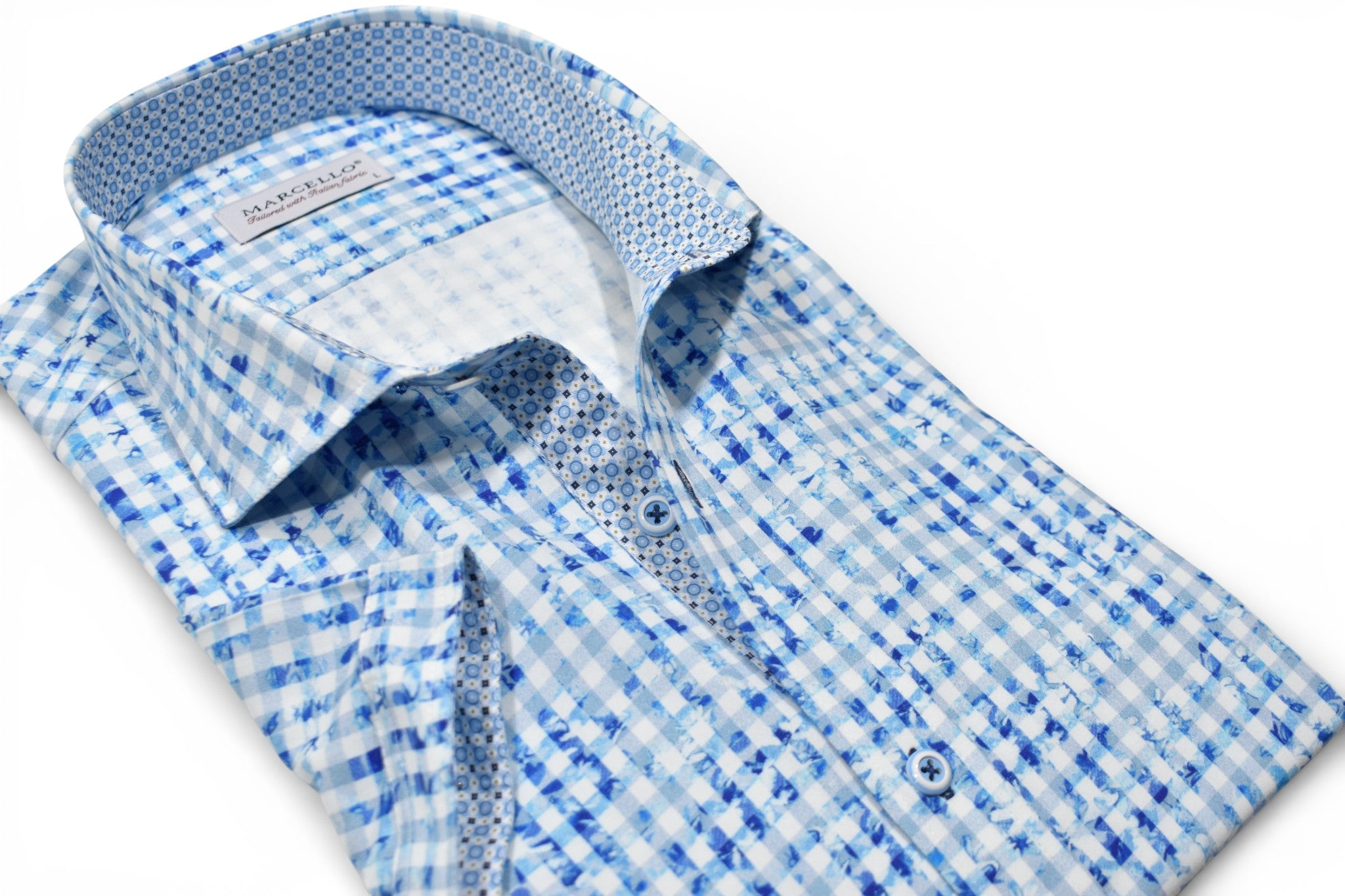 Marcello Arube short sleeve shirt.