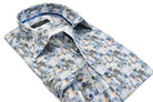 Marcello ocean abstract print shirt.