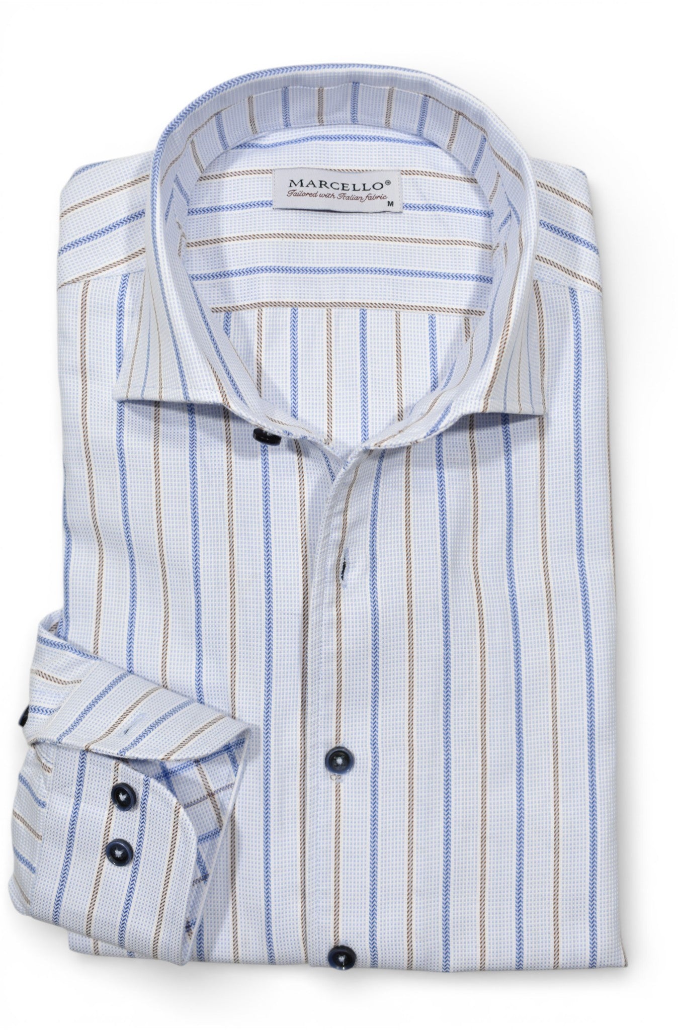 Marcello premium graduated stripe shirt.