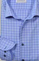 Marcello premium sky blue cotton shirt.