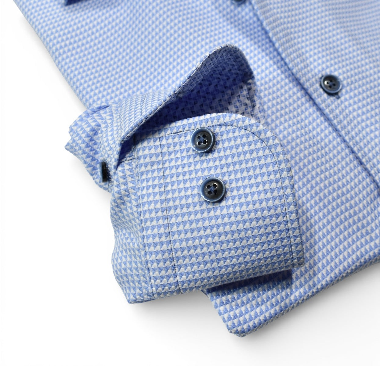 Marcello premium cotton sky blue shirt.