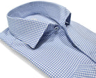 Marcello small blue check shirt.