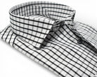 Marcello black plaid shirt.