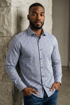 Marcello vertical oval sport shirt.