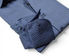 Marcello blue shades shirt.