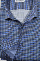 Marcello blue shades shirt.