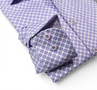 Marcello plum medallion shirt.