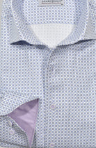 Marcello open medallion print shirt.