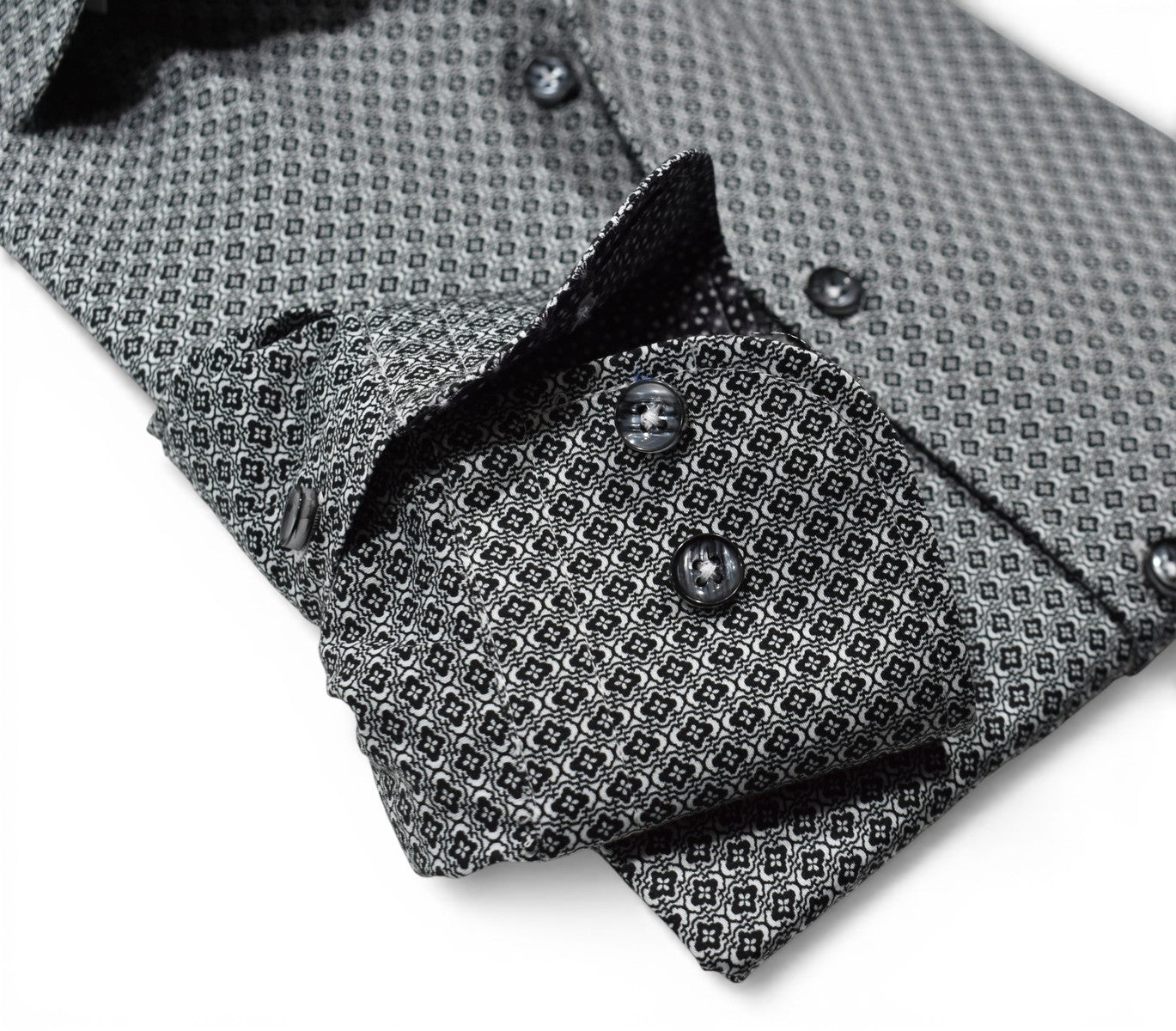 Marcello black diamond sport shirt.