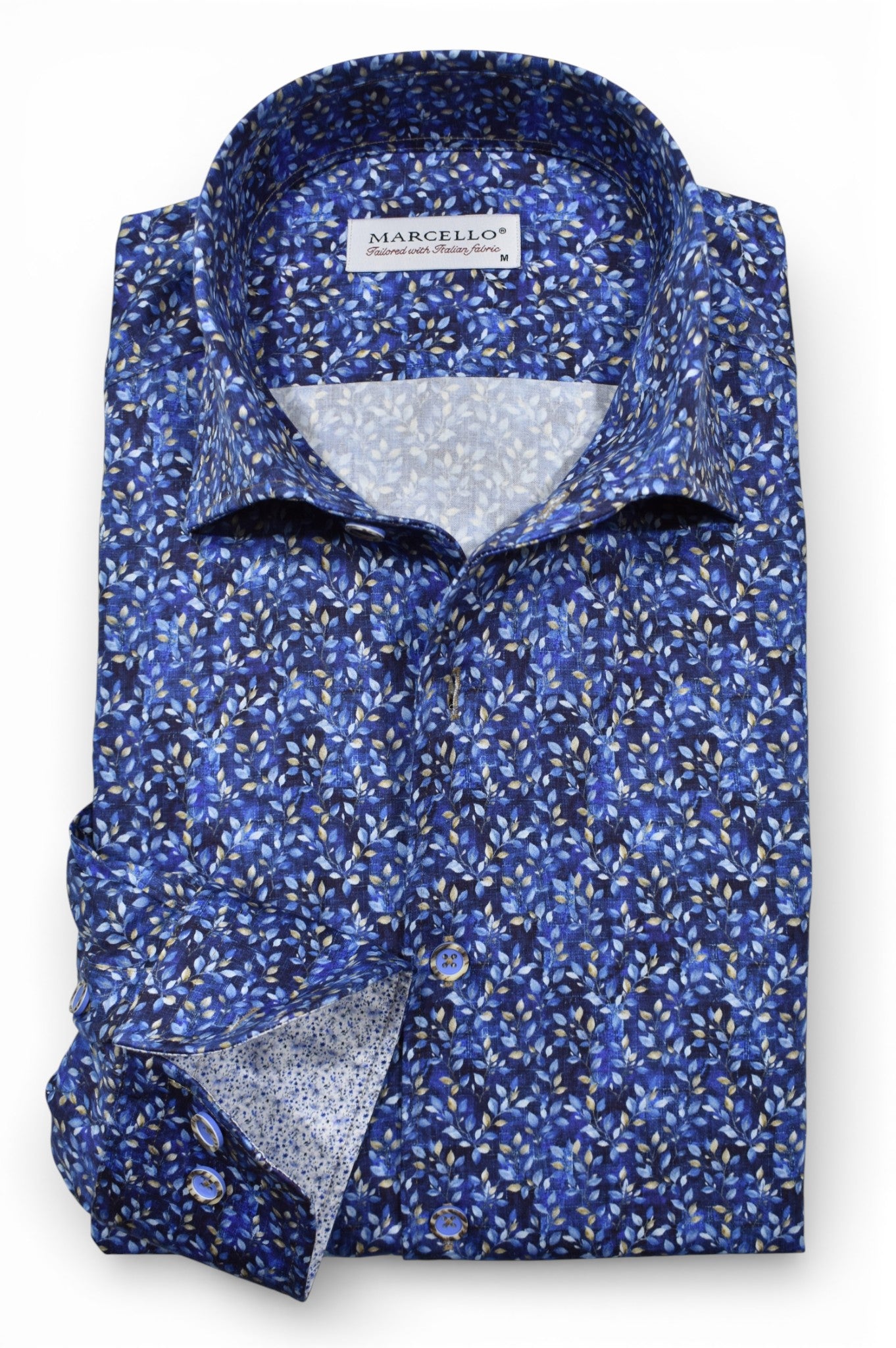 Marcello blues floral shirt.