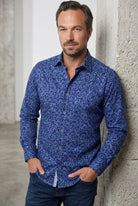 Marcello blues floral shirt.