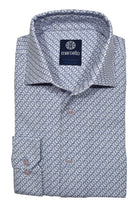 Soft cotton fabric with added stretch characteristics to provide enhanced comfort. Shirt by Marcello