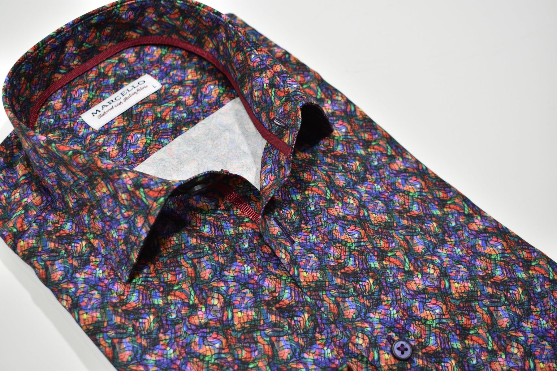 W901 Mini Stained Glass Sport Shirt – Marcello Sport