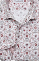 Elevate your style with our Marcello Milano Paisley Roll Collar. Created with a cool Italian printed design