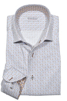 Marcello colored open diamond shirt.