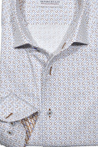 Marcello colored open diamond shirt.