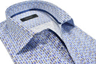 Marcello indigo diamond link shirt.