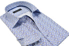 Marcello indigo diamond link shirt.