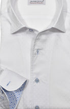 The Marcello one piece roll collar is exclusive and perfection.