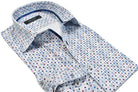 Marcello multi color shaded dot on cotton shirt.