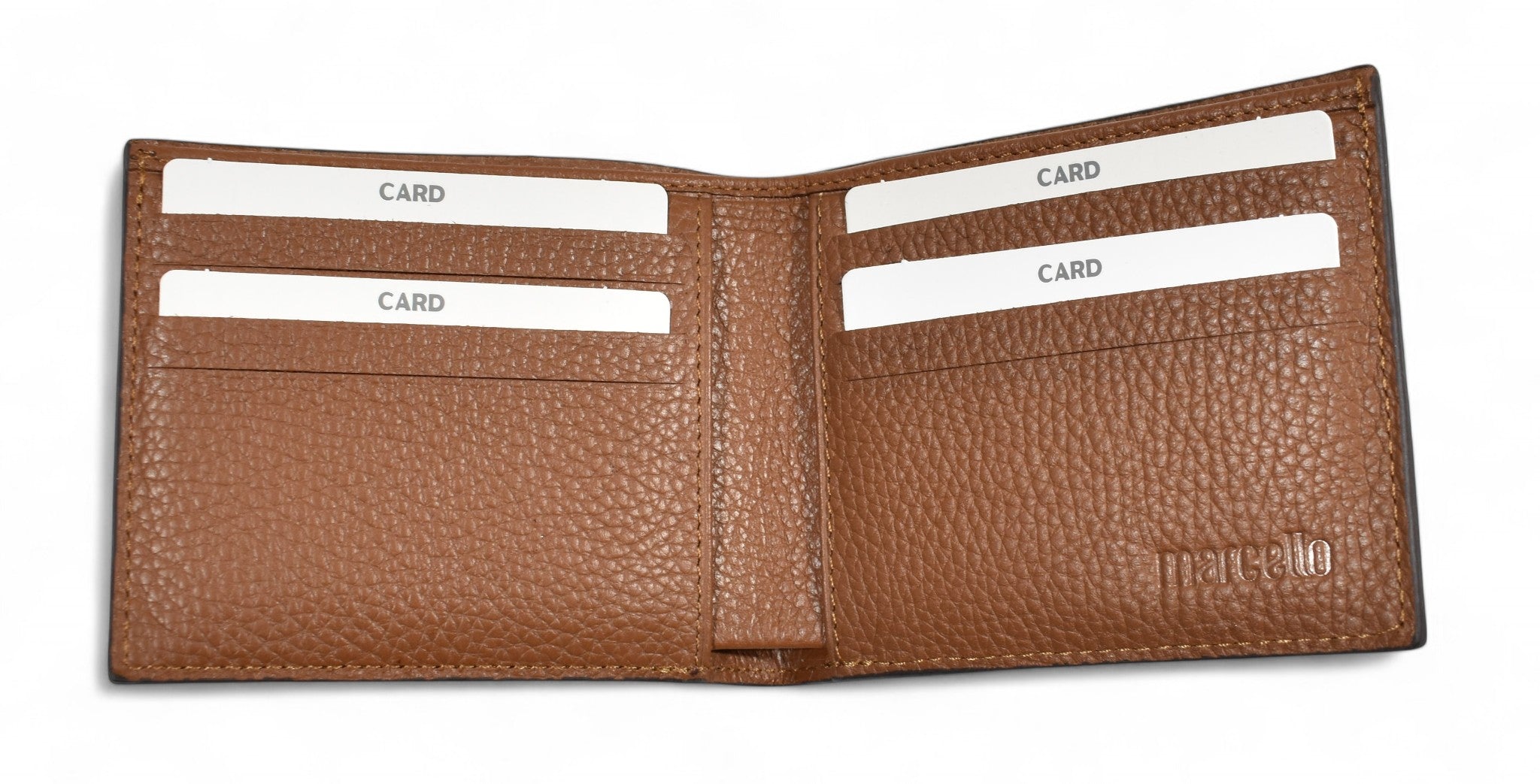 Marcello chocolate leather wallet.