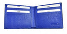 Marcello navy leather wallet.