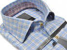 Upgrade your wardrobe with the Marcello WP303 Premium Sky Plaid shirt from the exclusive Marcello collection.