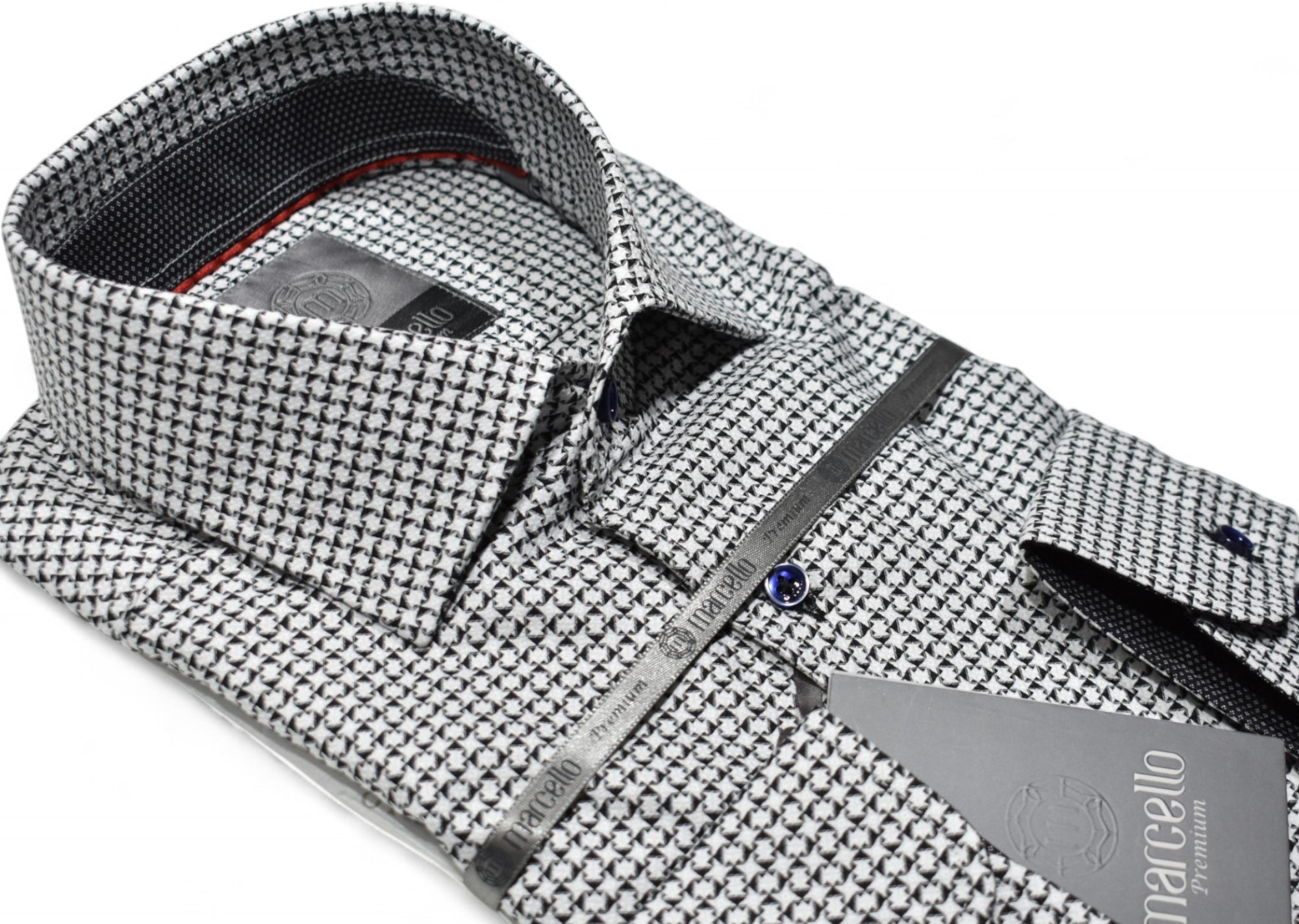 Experience luxurious comfort and style with the WP321 Marcello Premium Star shirt collection