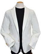 Borgo white seersucker sport coat.