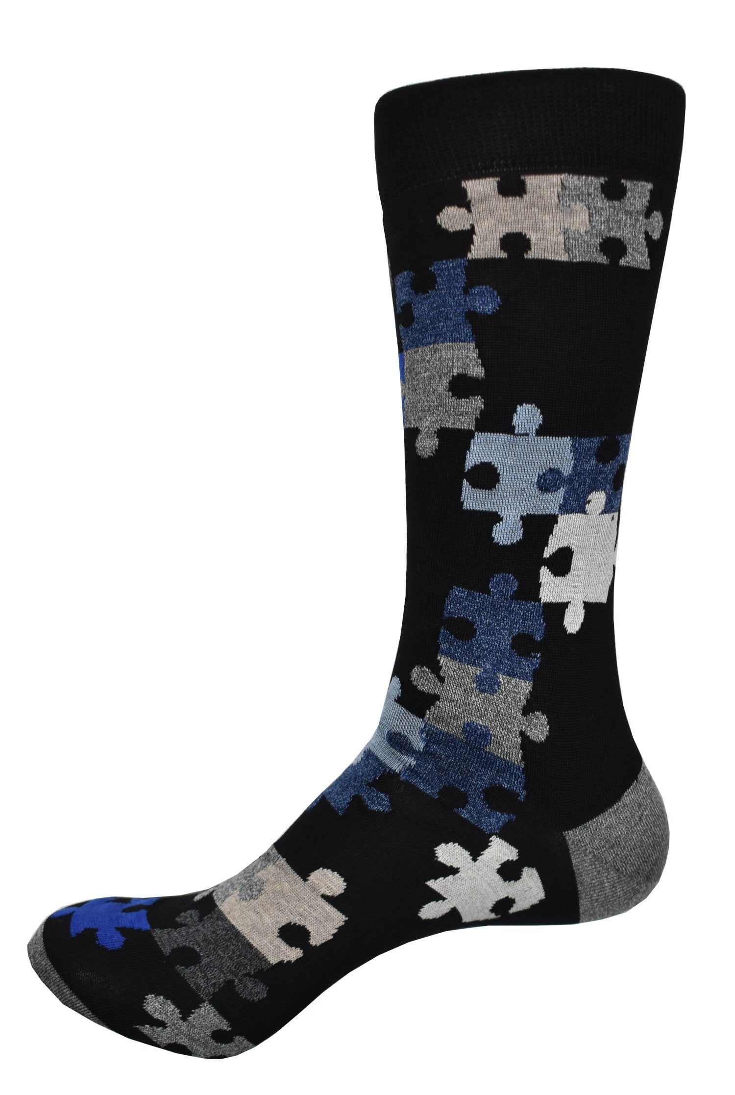 80% Mercerized Cotton / 20% Nylon
Rich exclusive colorations in a unique pattern.
Mid calf, fits sizes 9-12.
Finely knitted.