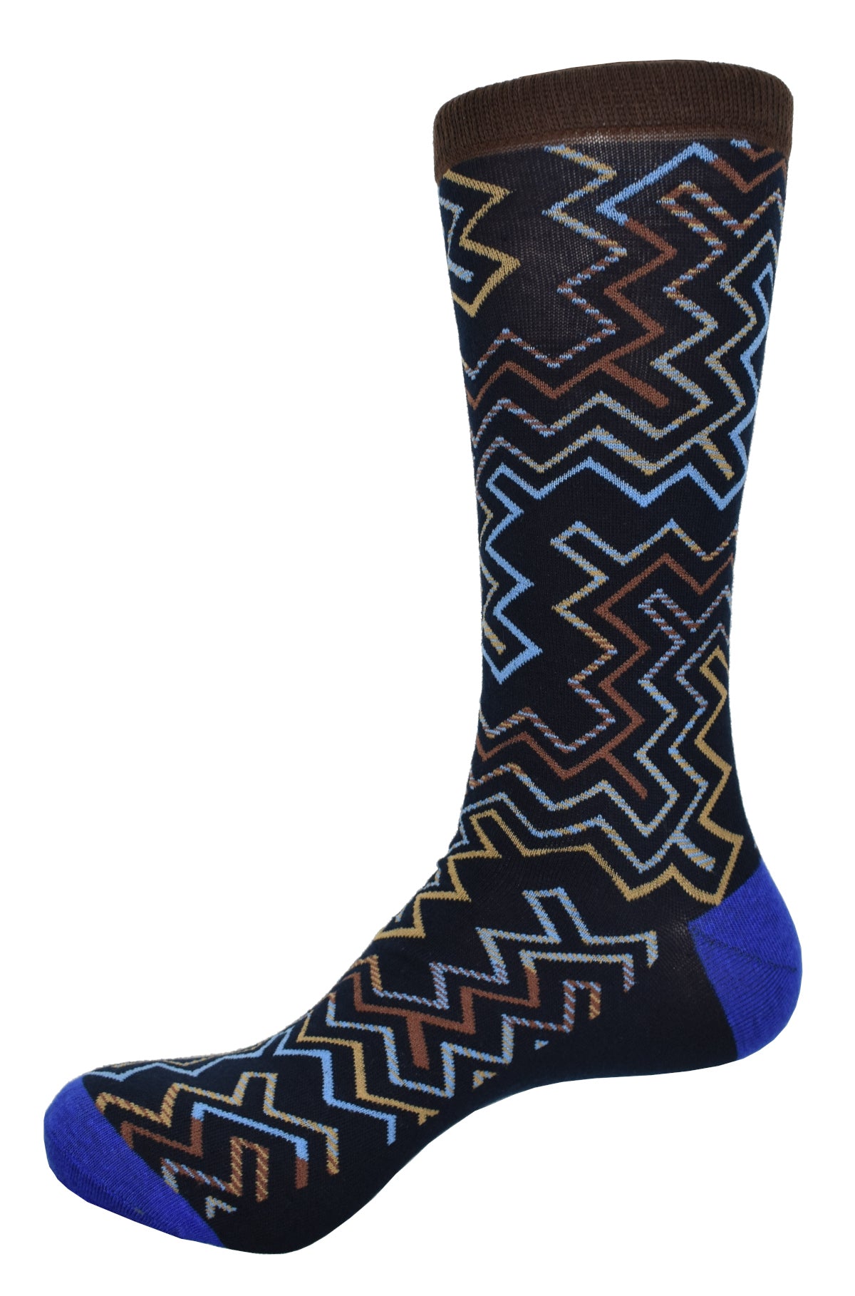Elevate your sock game with our ZJ329 Earth Geo Lines Socks. Made with soft mercerized cotton, nylon, and elastin, these socks provide ultimate comfort and stretch while adding a touch of style to any outfit. Say goodbye to boring socks and hello to a pop of cool.