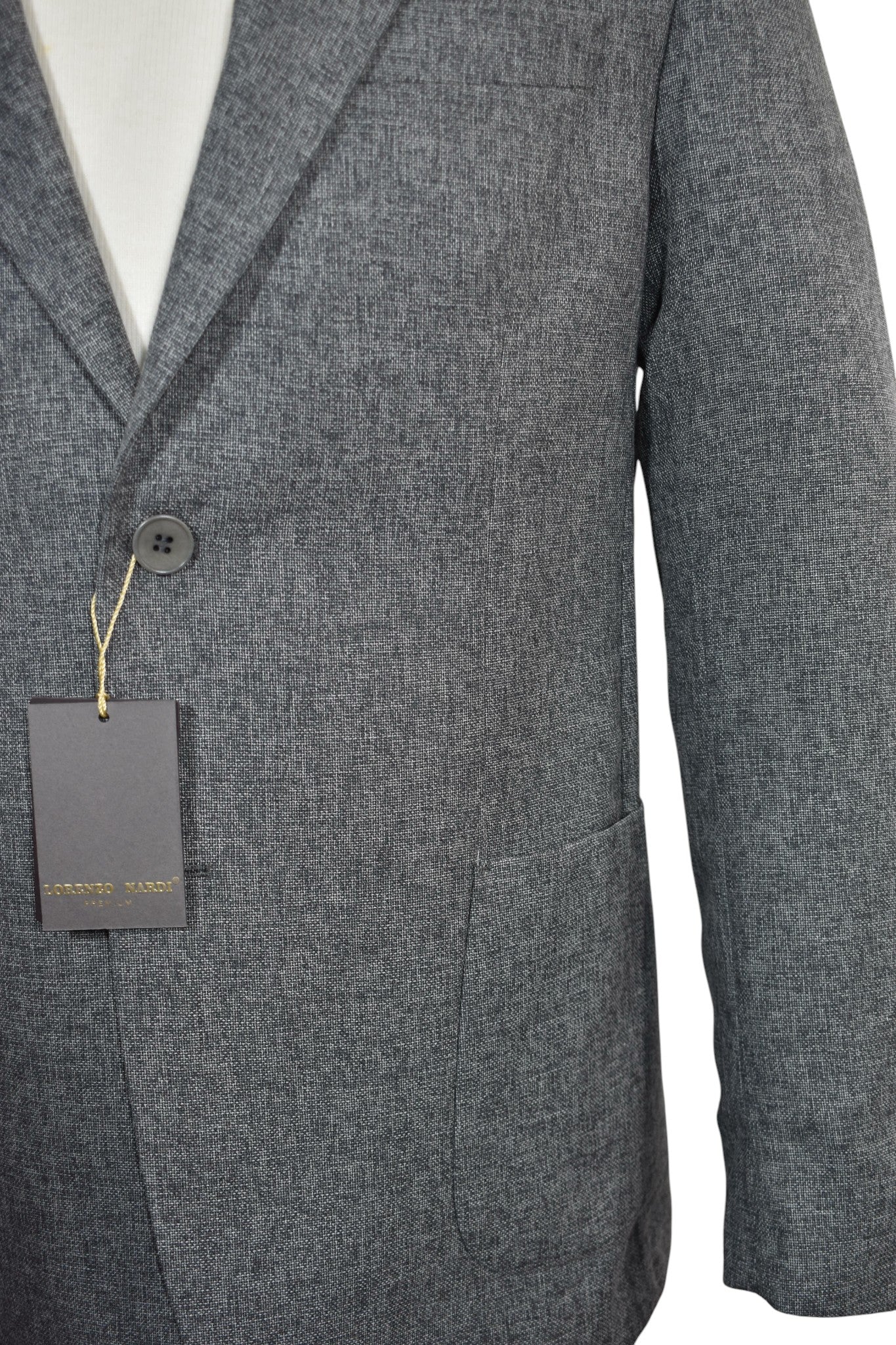 Marcello medium gray Italian sport coat.