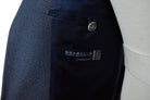 Navy fine grid Italian sport coat.