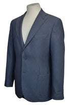 Navy fine grid Italian sport coat.