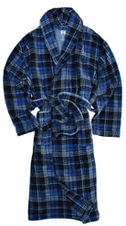 Wrap yourself in luxurious comfort with a Majestic Plush Ocean Plaid Robe, brought to you by Marcello. Made from microfiber in a medium weight, this robe is unbelievably soft and comfortable, perfect for lounging at home. You won't want to take it off, and your family members might even try to steal it from you.