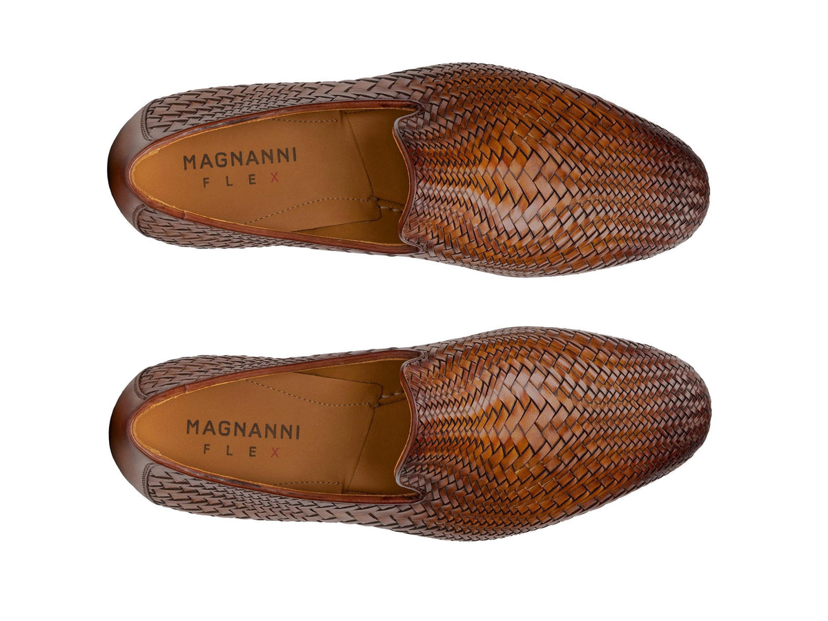 Magnanni hand woven slip on shoes.