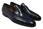 Magnanni navy brown flex shoe.