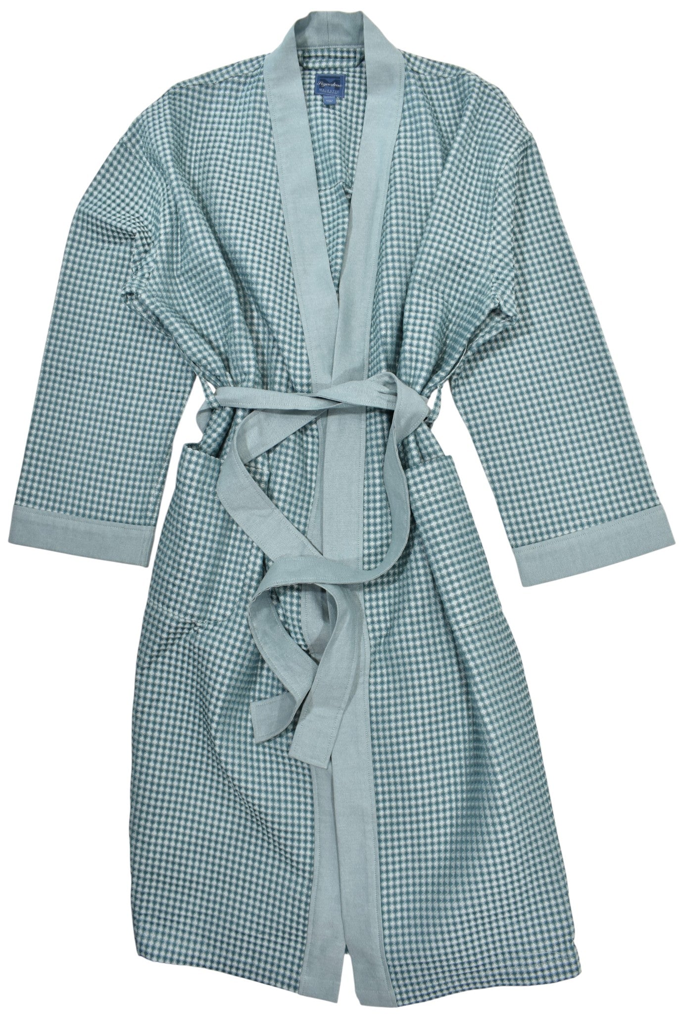 Majestic teal robe.
