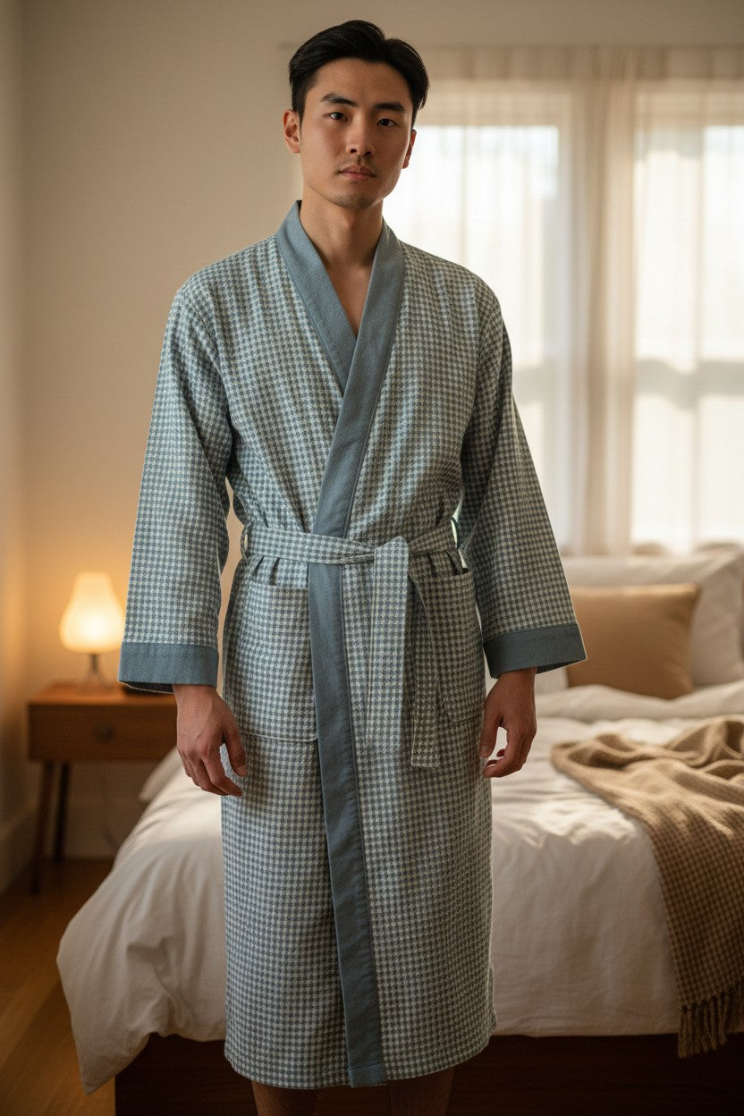 Majestic teal robe.