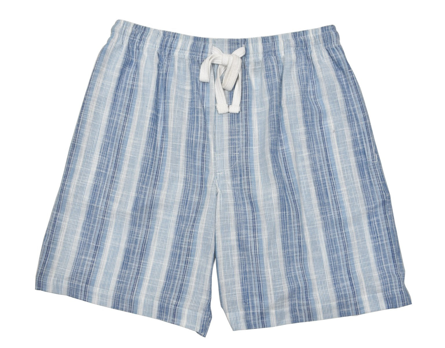 Upgrade your summer style with a cool variated stripe short! Made with a luxurious blend of cotton and microfiber, these shorts offer a comfortable and lightweight fit. The classic stretch waistband and drawstrings ensure the perfect fit, while the linen look adds a fun, sophisticated touch. Complete with convenient side and back pockets, your summer adventures just got a lot more stylish!&nbsp;