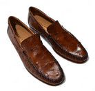 Mezlan genuine ostrich shoe.