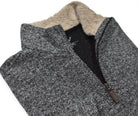 Tweed quarter zip pullover by Marcello