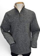 Tweed quarter zip pullover by Marcello