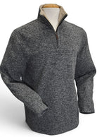 Tweed quarter zip pullover by Marcello